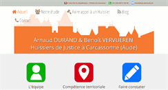Desktop Screenshot of ajc-huissier.fr